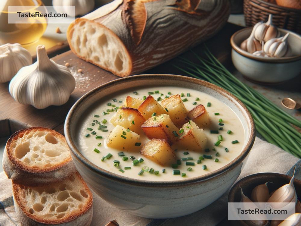 How to create creamy roasted garlic and potato soup