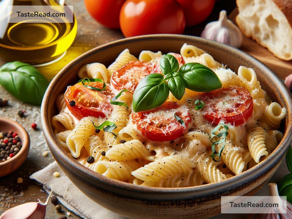 How to create creamy roasted garlic and tomato pasta