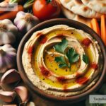 How to create creamy roasted garlic hummus