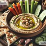 how to create creamy roasted garlic hummus