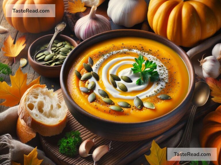 How to create creamy roasted pumpkin soup