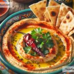 How to create creamy roasted red pepper hummus