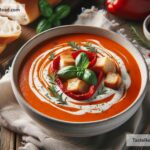 how to create creamy roasted red pepper soup