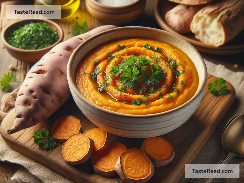 How to create creamy roasted sweet potato soup