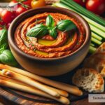 How to create creamy roasted tomato and basil dip