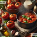 How to create creamy roasted tomato and basil sauce