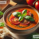 How to create creamy roasted tomato and basil soup