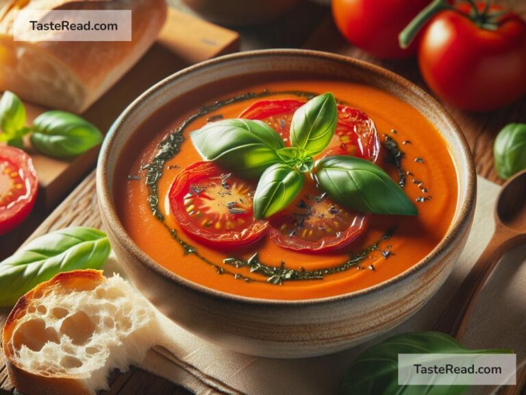 How to create creamy roasted tomato and basil soup