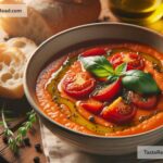 How to create creamy roasted tomato and bell pepper soup