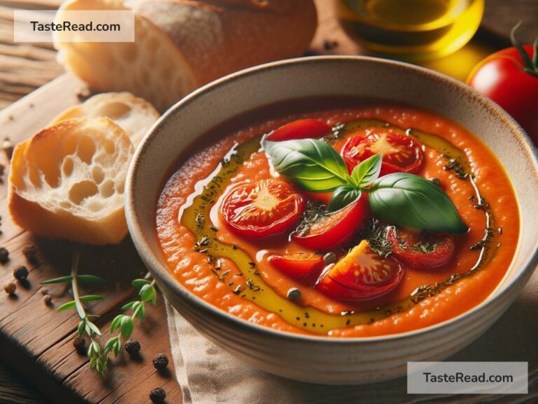 How to create creamy roasted tomato and bell pepper soup
