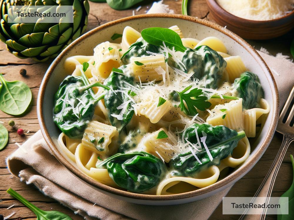 how to create creamy spinach artichoke pasta