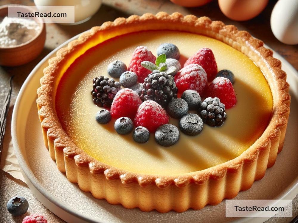 How to create creamy vanilla custard tart