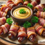 how to create crispy bacon-wrapped dates