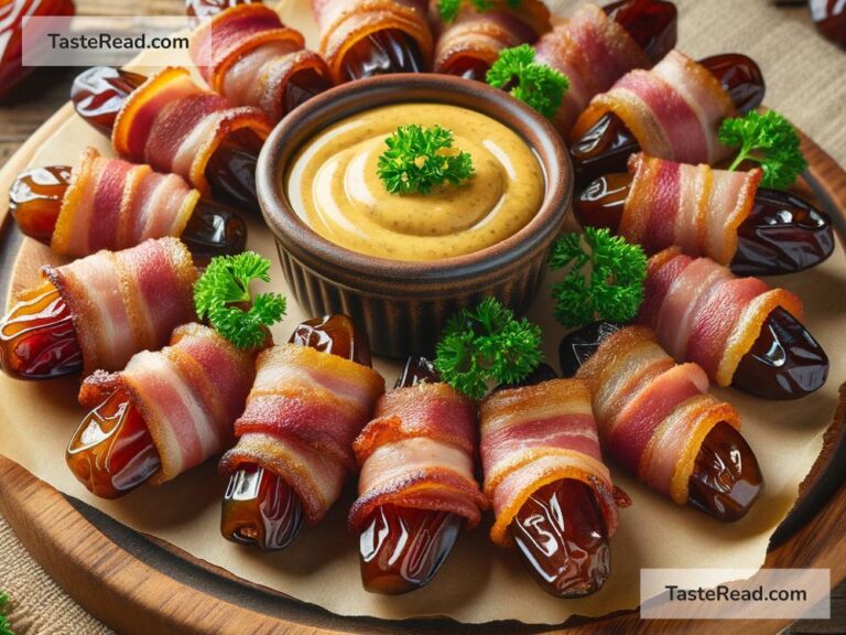 how to create crispy bacon-wrapped dates