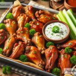 How to create crispy baked buffalo chicken wings