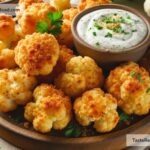 How to create crispy baked cauliflower bites with ranch dip