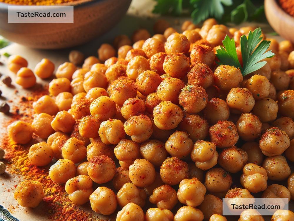 how to create crispy baked chickpea snacks