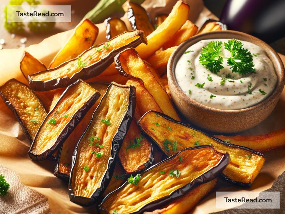 How to create crispy baked eggplant fries