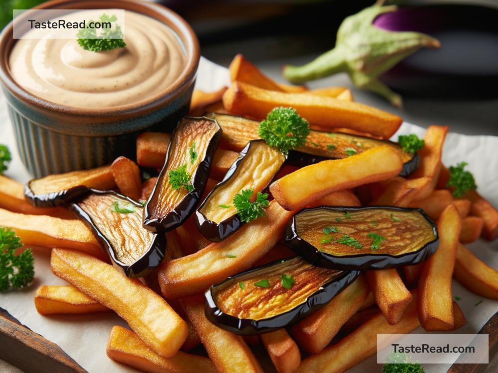 how to create crispy baked eggplant fries