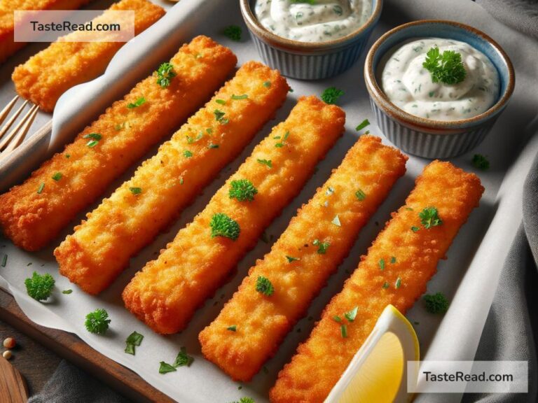 How to create crispy baked fish sticks
