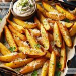 How to create crispy baked garlic Parmesan potatoes