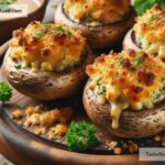 how to create crispy baked mushroom caps