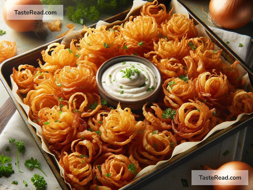 How to create crispy baked onion petals