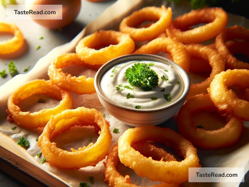How to create crispy baked onion rings