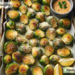 how to create crispy baked parmesan brussels sprouts