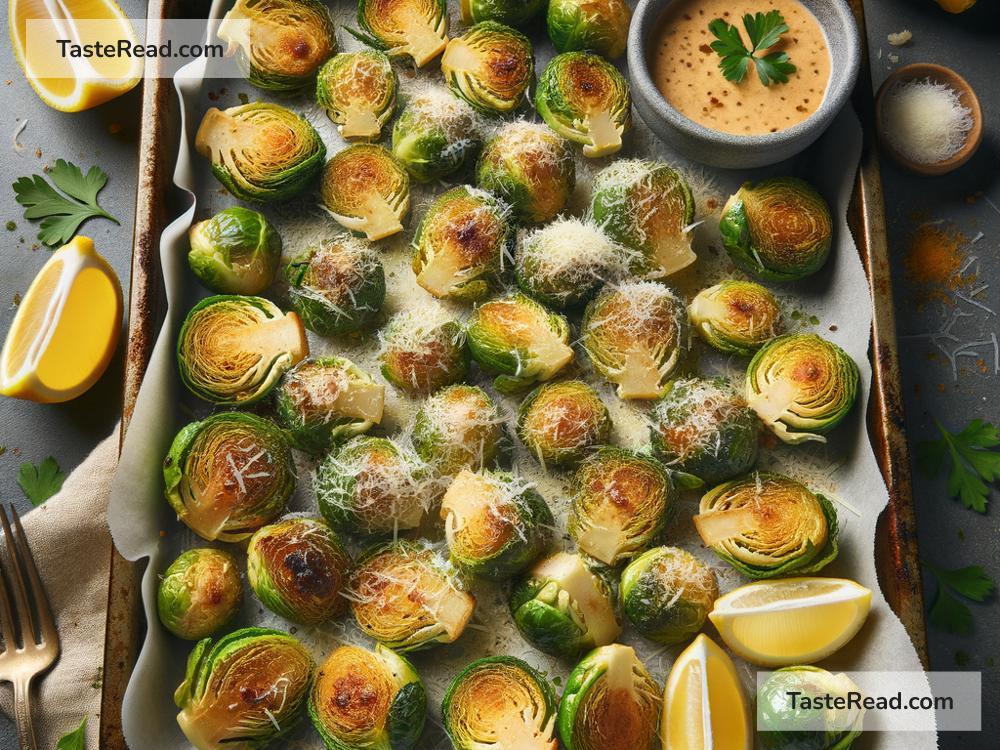 how to create crispy baked parmesan brussels sprouts