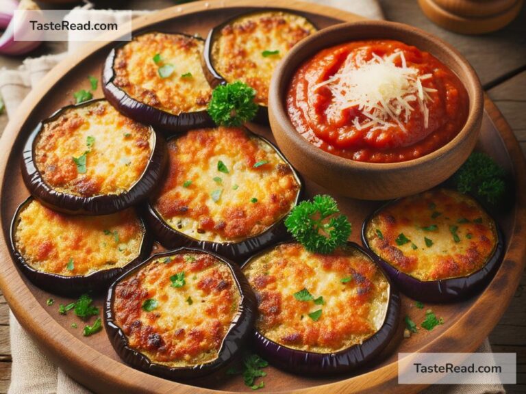 How to create crispy baked Parmesan eggplant rounds
