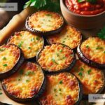 how to create crispy baked parmesan eggplant rounds