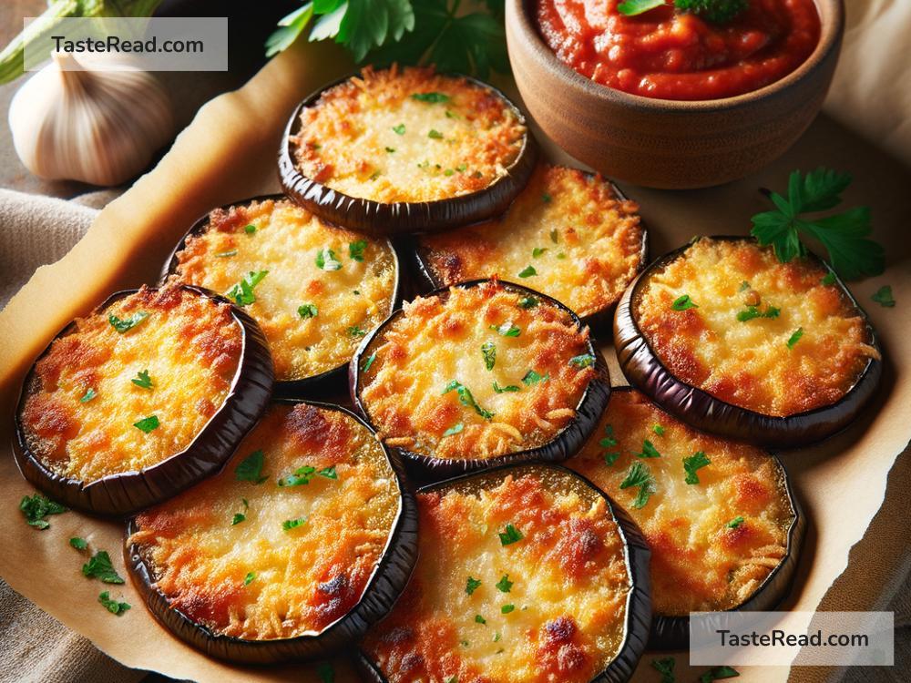 how to create crispy baked parmesan eggplant rounds