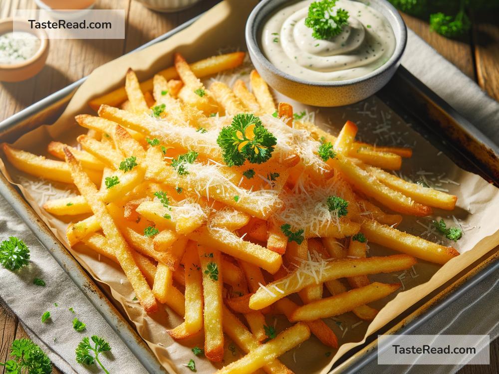 how to create crispy baked parmesan fries