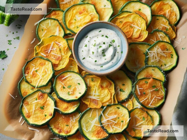 How to create crispy baked parmesan zucchini chips