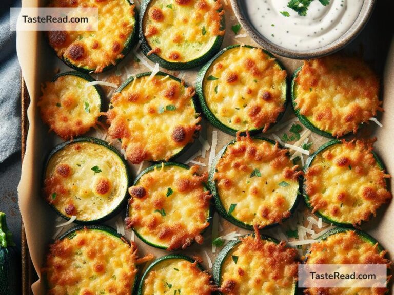 How to create crispy baked parmesan zucchini rounds