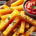 how to create crispy baked polenta fries