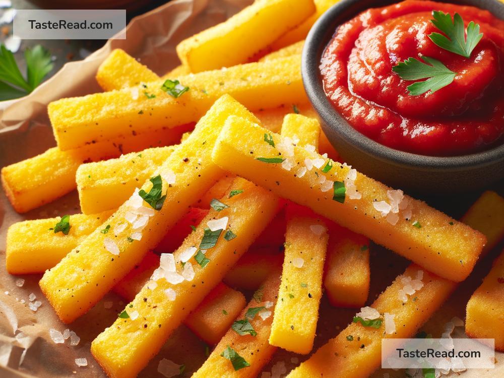 how to create crispy baked polenta fries