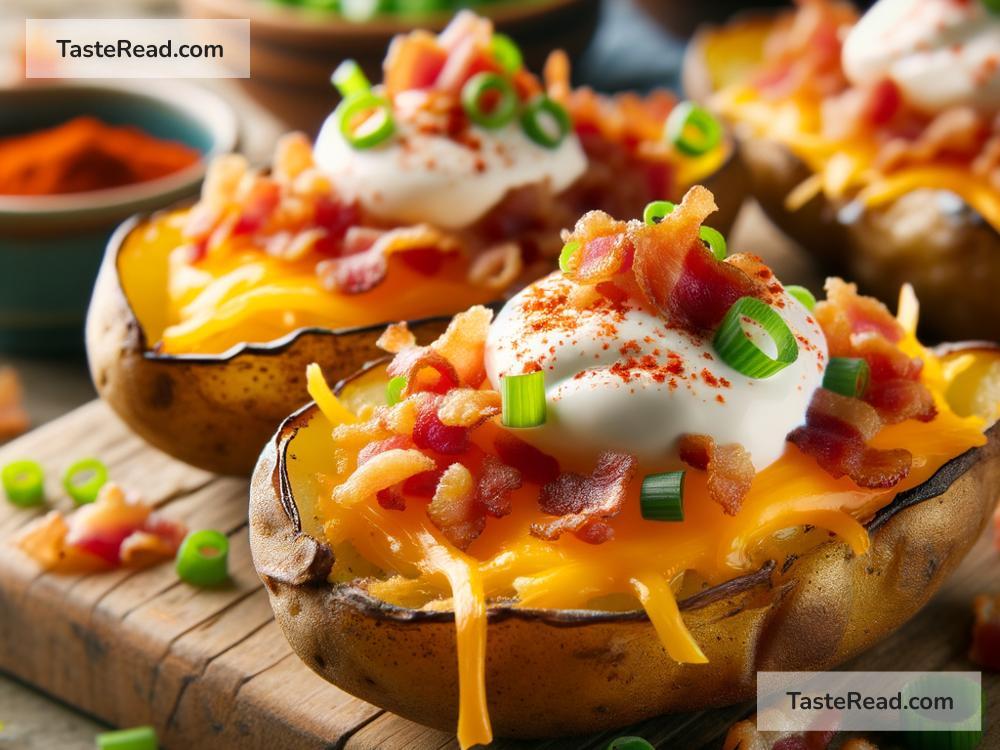 How to create crispy baked potato skins with toppings