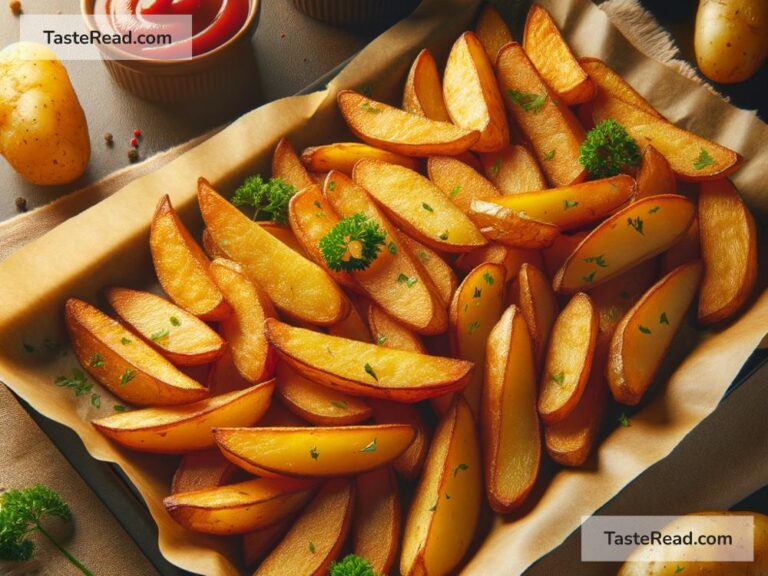 How to create crispy baked potato wedges