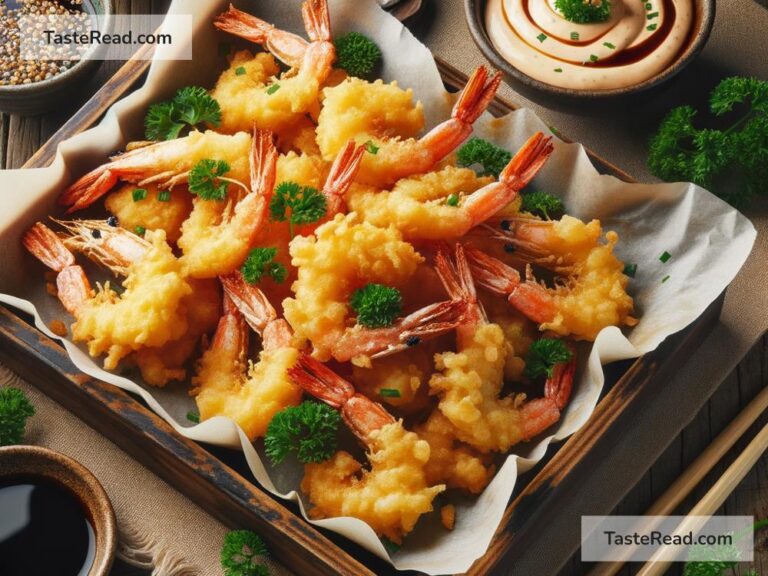 How to create crispy baked shrimp tempura