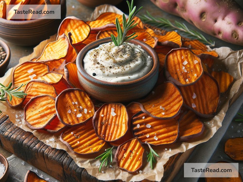 How to create crispy baked sweet potato chips