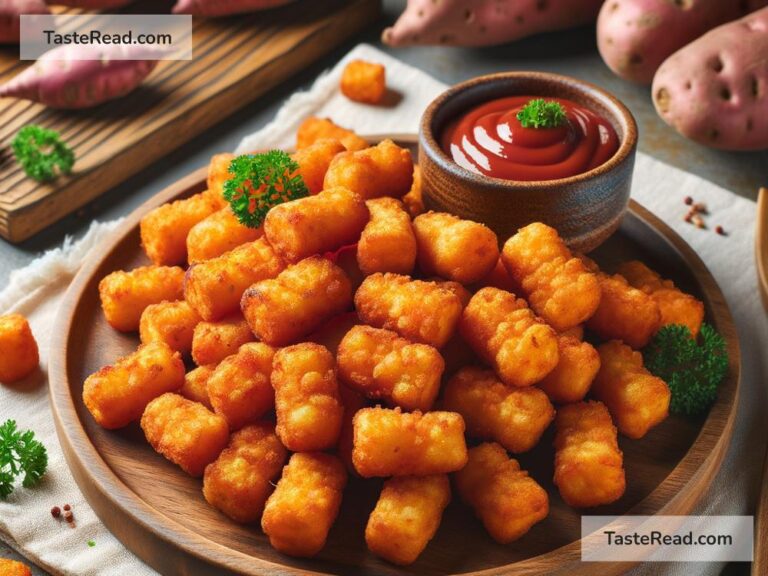 How to create crispy baked sweet potato tater tots