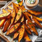 How to create crispy baked sweet potato wedges