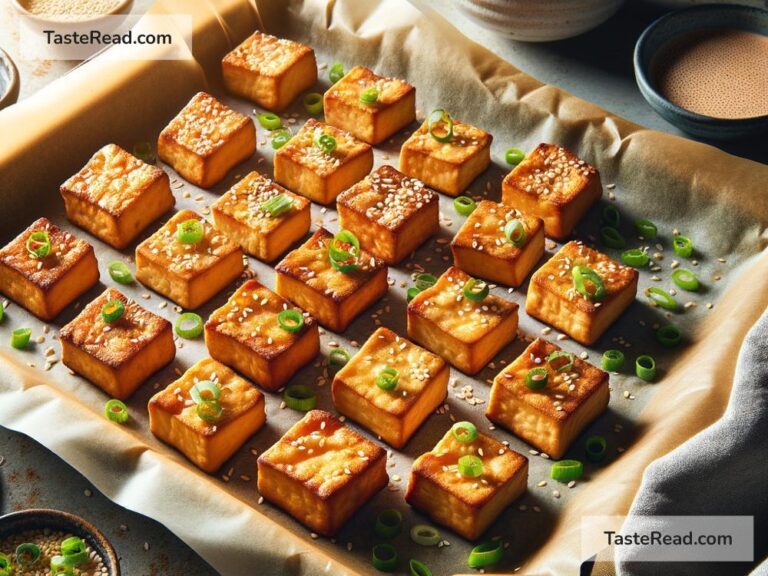 How to create crispy baked tofu bites