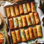 How to create crispy baked vegetable spring rolls