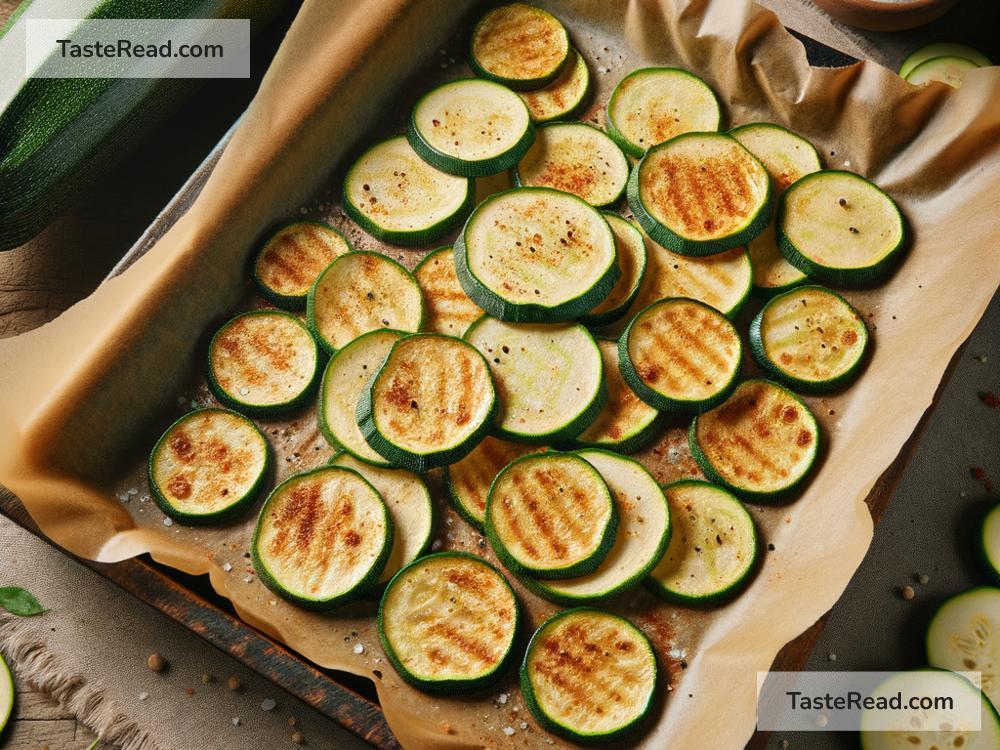 How to create crispy baked zucchini chips