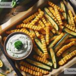 How to create crispy baked zucchini fries with ranch dip