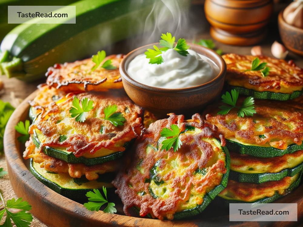How to create crispy baked zucchini fritters