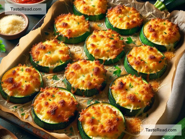 How to create crispy baked zucchini parm rounds
